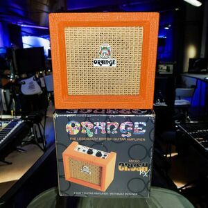 Orange Micro Crush Pix 3W Micro Guitar Amplifier Model CR3 DC or 9V No Cord